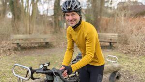 lialo Gründer, Andree Sadilek, mit dem Fahrrad auf Deutschland-Tour