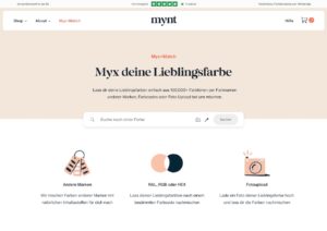Myx+Match: Mynt digitalisiert den Farbmarkt