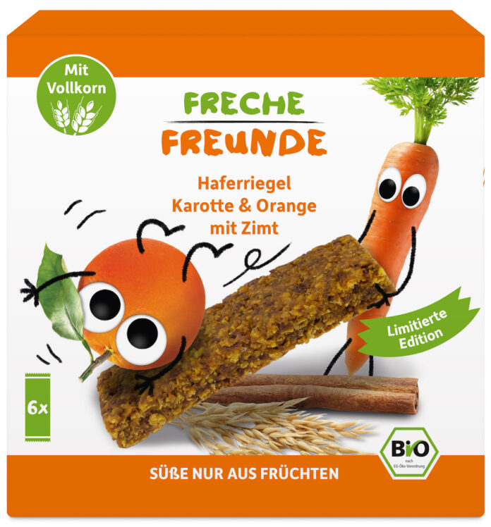 Carrot Cake Freche Freunde Haferriegel