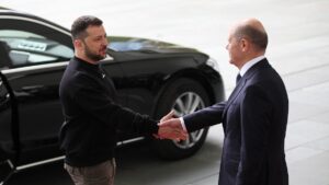 Scholz lobt "Freiheitswillen und Widerstandskraft" von Selenskyj