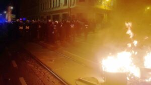 50 verletzte Polizisten und 30 Festnahmen bei Protesten in Leipzig
