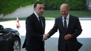 Scholz mit Georgiens Regierungschef Gharibaschwili zusammengekommen