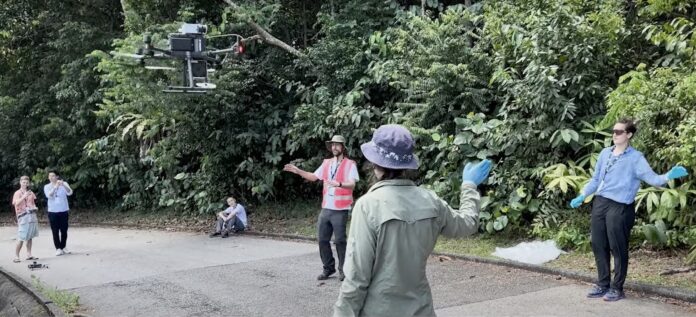 A team led by ETH Zurich and WSL advances to the finals of the XPRIZE Rainforest Competition. Image credit: Screenshot from ETH Video
