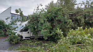 Heißester Tag des Jahres endet im Norden und Westen mit Unwetter