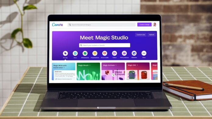 Magic Studio ist eine einzigartige Suite von KI-Tools, die das Beste aus KI in allen Bereichen von Canva vereint. Bild: Canva