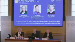 Drei Teilchenforscher erhalten Physik-Nobelpreis