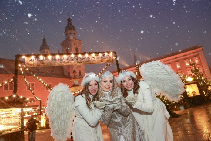 Salzburger Christkind und Engerl