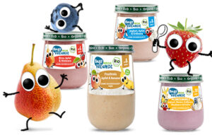 Neue Sorten von Baby Freche Freunde:   Veganer Fruchtreis und Gläschen mit Joghurt