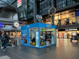 Edurino bringt digitalen Lernspaß in den Berliner Hauptbahnhof