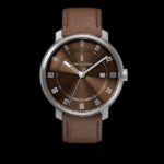 Lilienthal-Berlin_Neolux-Silver-Brown-with-brown-leather-strap_Freisteller
