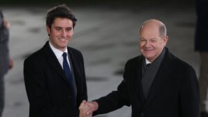 Frankreichs Premierminister von Scholz empfangen