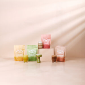 Your Favorite Drink Made Better – die Blue Farm Latte Mixes.