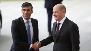 Sunak von Scholz im Kanzleramt empfangen