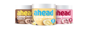 ahead launcht neue Produktrange mit drei Sorten Flavour Powder