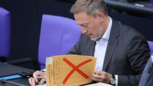 Bericht: Lindner plant Neuverschuldung von über 40 Milliarden Euro