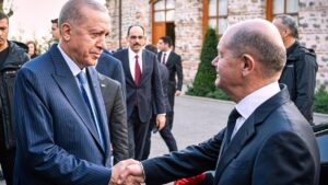 Scholz auf Türkei-Besuch: Erdogan um Annäherung bemüht