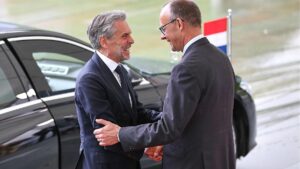 Niederländischer Regierungschef im Kanzleramt empfangen