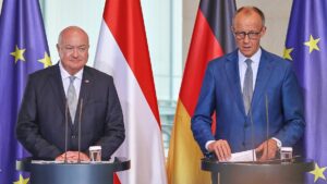 Merz dankt Österreichs Bundeskanzler für Zusammenarbeit an Grenze