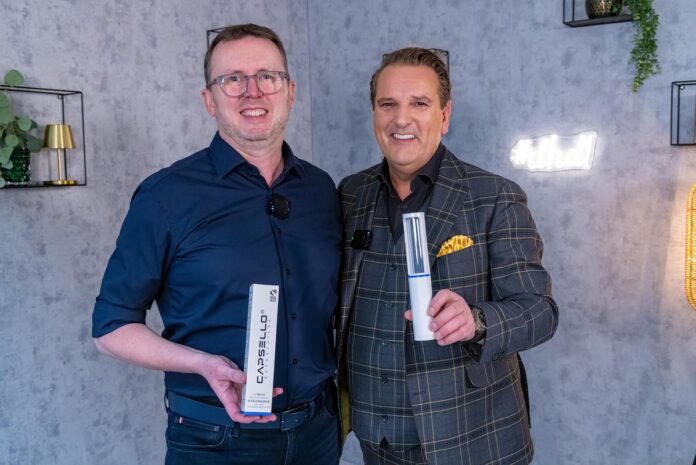 capsello gründer chrisitan flasch mit ralf dümmel CAPSELLO: Zahnarzt Christian Flasch erfindet All-in-One-Lösung capsello gründer chrisitan flasch mit ralf dümmel @ RTL Bernd Michael Maurer