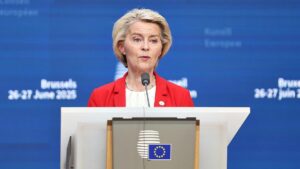 Von der Leyen verteidigt Sanktionspaket gegen Israel