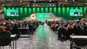 Grüne starten Parteitag in Hannover