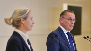 Chrupalla will erneut mit Weidel für AfD-Vorsitz kandidieren Chrupalla will erneut mit Weidel für AfD-Vorsitz kandidieren