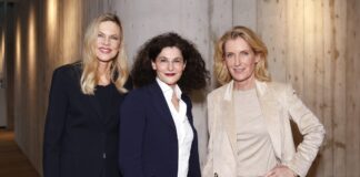 CELL LONGEVITY DAY IN BERLIN (v.l.n.r): Longevity-Expertin Nina Ruge, CEO WELEDA Tina Müller und WELEDA Markenbotschafterin, Ärztin und Schauspielerin Maria Furtwängler © Franziska Krug/Getty Images for WELEDA