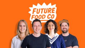 FutureFoodCo startet in Berlin FutureFoodCo Innovation Lebensmittel Entwicklung Das FutureFoodCo Team (v.l.) Katrin Schulze, Lukas Neuß, Leonie Hahn, Valentin Pellio