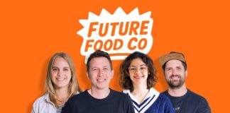 FutureFoodCo startet in Berlin FutureFoodCo Innovation Lebensmittel Entwicklung Das FutureFoodCo Team (v.l.) Katrin Schulze, Lukas Neuß, Leonie Hahn, Valentin Pellio