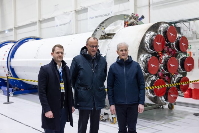 Weltraum Startplatz Raumfahrt Besuch bei Isar Aerospace Isar Aerospace State Visit (c) Isar Aerospace