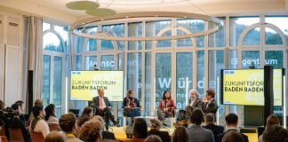 Neuer Mut für eine Welt im Wandel Zukunftsforum Baden-Baden bringt KI und Generationen Bildcredits/Fotograf: Simon Moebs