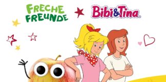 Freche Freunde bringt „Bibi & Tina“ ins Snackregal Freche Freunde: Freundschafts-Riegel mit Bibi & Tina Egal ob auf dem Reiterhof, auf dem Spielplatz oder auf dem Pausenhof – der Snack passt in jede Tasche und ist immer dabei, wenn der kleine Hunger kommt. Perfekt zum gemeinsamen Snacken und Teilen. Geschmacklich ist der Riegel Inspiriert von Bibi und Tinas Lieblingsrezept, nämlich Frau Martins legendärem Butterkuchen.